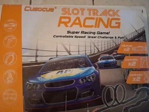 Cusocue Slot Car Pista JJ.35 Elettrica 2 Auto 2 Loop Speedway Usata Testata - Foto 1 di 13