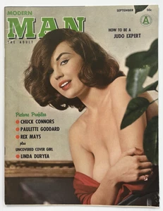 MODERN MAN Magazine (Sept 1961) GLENDA GRAHAM Patti Waggin Vintage Pinup Girlie - Picture 1 of 10