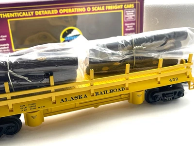 MTH Premier 20-98326 Alaska Operating Log Car O SCALE - Image 1 of 4