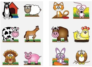 Farm Animals Tattoo Sheets - Picture 1 of 1