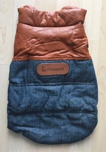 wattierter Jeans-Hundemantel RL 35 cm NEU - Bild 1 von 2