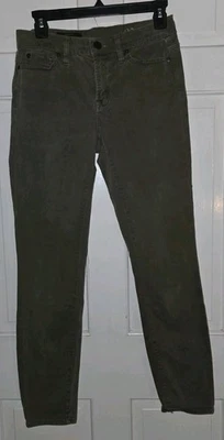 JCREW TOOTHPICK army Green Stretch Cotton Blend Skinny Jeans Pants 27 - Image 1 of 4