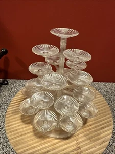 Centro de mesa vintage CHADWICK aperitivo giratorio árbol para servir ¡Leer! SH5 - Imagen 1 de 5