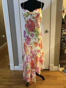NWT / CDC Evening Floral Dress Size 12 / Great Easter dress / Retail $60 - Picture 1 of 11