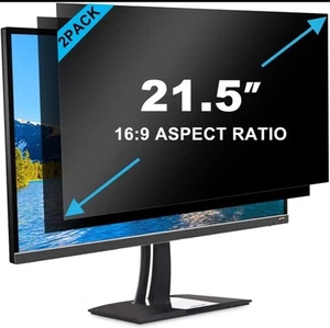 [2-Pack] 21.5 Inch Computer Privacy Screen Filter For 16:9 Widescreen Monitor - Picture 1 of 7