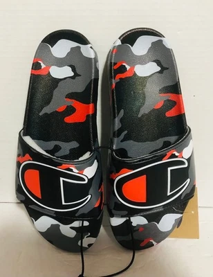 Champion Youth Talla 6 IPO Camuflaje Toboganes Negro Rojo Blanco Nuevo Con Etiquetas Estado Foto 1 de 4
