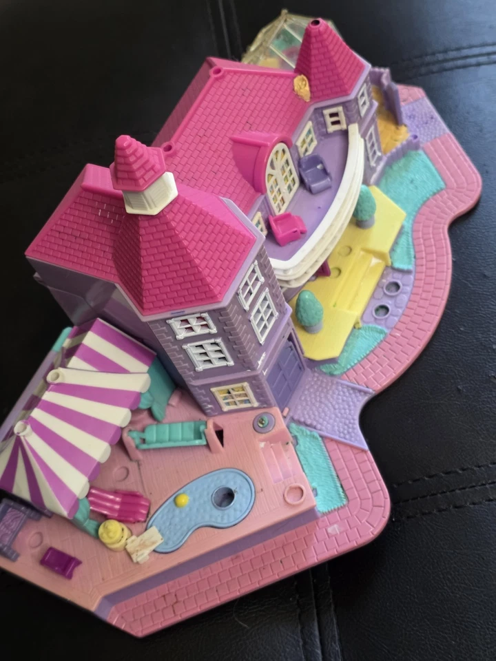 Polly Pocket 1994 Light-up Magical Mansion Bluebird Toys No Dolls Good Condition - Image 1 of 4