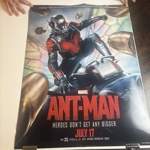 Orig 2015 Ant-Man Movie Poster 21x28 Marvel Paul Rudd Scott Lang Michael Douglas - Picture 1 of 13