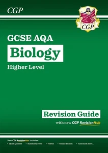 New GCSE Biology AQA Higher Revision Guide with CGP RevisionHub by CGP Books Pap - Picture 1 of 1