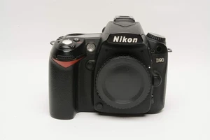 Nikon D90 DSLR body, 2X batts, charger, LCD cover, tested, works great - Picture 1 of 13