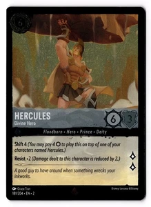 Hercules - Divine Hero 181/204 Rise of the Floodborn Foil NM - Picture 1 of 2