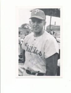 frank thomas autograph george brace postcard phillies 286 hr 5 a.s gms dec 2023 - Picture 1 of 2