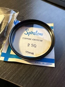 Vintage Spiratone Spiralite Series Custom Crostar 2 SQ Star Effect Filter - Picture 1 of 5