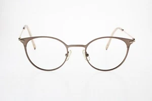 O&X NEW YORK OT-319U 03 Titanium Round Eyeglasses 49/21-146 mm Japan - Picture 1 of 8