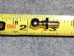 RV Camper Van Cabinet Cupboard Gas Strut 10mm Ball Mount Pin Stud Thread M6x1.0 - Bild 1 von 3