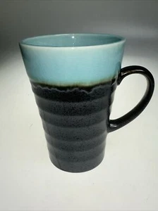 Taza de té de sushi japonesa 4,5" H porcelana Rokubei turquesa cielo ENVÍO GRATUITO - Imagen 1 de 6