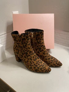 SMASH Shoes Women’s Size 11 Chiku Leopard Microfiber Ankle Boots MSRP $140 - Picture 1 of 11