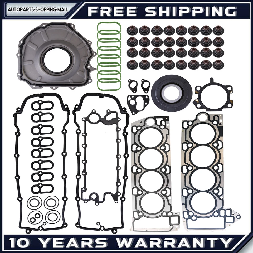 Juego de juntas de culata de motor V8 5,0 L para Jaguar XE XJ tipo F Land Rover AJ133 Foto 1 de 4