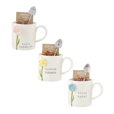Taza Mud Pie E2 con Semillas de Flores y Juego de Marcador 12oz 43500145 - Elige Diseño Foto 1 de 2