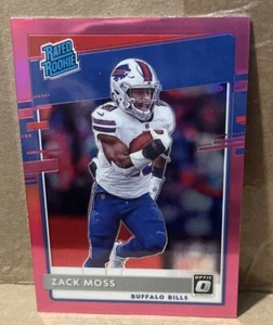 2020 Panini Donruss Optic - Rated Rookies Pink Prizm #180 Zack Moss (RC) - Bild 1 von 2