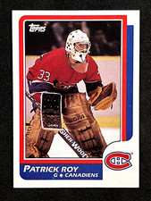 1986 TOPPS PATRICK ROY HOF ROOKIE CARD #53 MONTREAL CANADIENS - VERY NICE