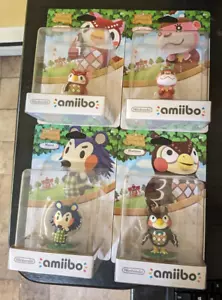Animal Crossing Nintendo Amiibos - Mabel, Celeste, Blathers, Lottie - Bild 1 von 5
