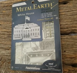 Fascinations Metallo Terra Casa Bianca 3D Taglio Laser Acciaio Model Kit - Foto 1 di 2