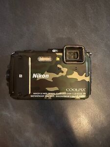 Nikon COOLPIX AW130 16.0MP Digital Camera Camouflage
