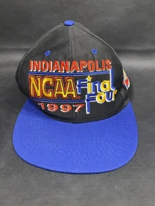 Vintage 1997 NCAA Final Four Indianapolis Logo 7 Snapback Cap Hat basketball - Picture 1 of 12