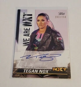 R71,774 - 2021 Topps WWE NXT Autograph Tegan Nox #203/250 - Picture 1 of 1