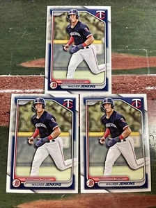 2024 Bowman Draft Walker Jenkins (3) Card Prospect Lot Twins #BD-166 - Picture 1 of 1