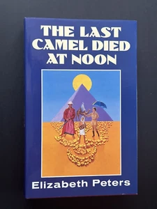 The Last Camel Died at Noon by Peters, Elizabeth 1st UK signed bookplate - Picture 1 of 9