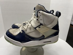 Nike Air Jordan Flight 45 High DH0560-100 White Blue Shoes Sneakers Mens US Sz 8 - Picture 1 of 7
