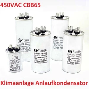 450VAC CBB65 Air Conditioning/Compressor Startup Capacitor Motor Capacitor 5uF-100uF - Picture 1 of 5