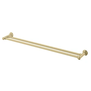 New Phoenix Tapware Double Towel Rail 800mm Cromford Brushed Gold 134-8130-12 - Picture 1 of 3