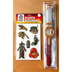 Retro Magic Epcot Center Puffy Stickers & Unique Watch - Limited Edition 2023 - Picture 1 of 4