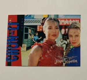 Tarjeta comercial Street Fighter Chun-Li & Cammy 1994 cubierta superior Kylie Minogue #61 - Imagen 1 de 3