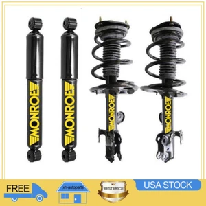 Monroe Front Quick Struts & Rear Shock New For 2006 - 2012 Toyota RAV4 3.5L - Picture 1 of 7