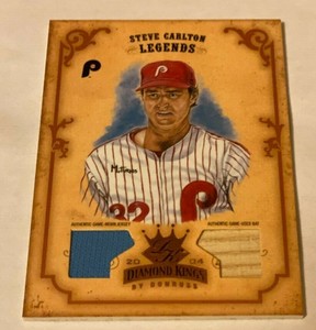 2004 Diamond Kings DK Materials Bronze #172 Steve Carlton #89/100