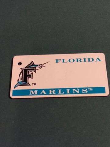 Vintage Florida Marlins Keychain Decoration 1995 MLB Cover