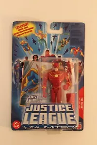New 4.5" THE FLASH Justice League Unlimited DC SUPER HEROES Action Figure MOC - Picture 1 of 3