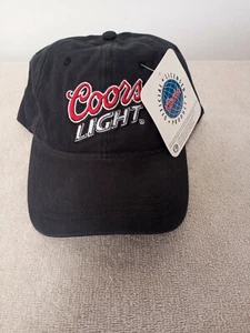 VINTAGE COORS LIGHT OFFICIAL RACING STRAP BACK CAP NEW - Picture 1 of 7