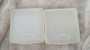 Sega Game Gear Clear Game Clam Shell Case Lot of 2 Genuine Authentic OEM - Picture 1 of 3