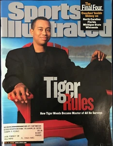 Tiger Woods Unsigned Sports Illustrated Magazine April 3 2000 - Picture 1 of 2