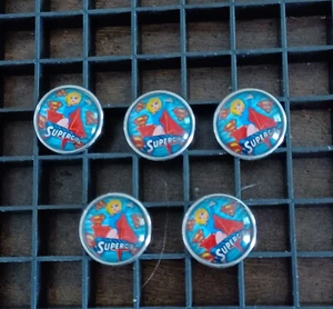 Dije botón a presión 18 mm - Supergirl - Imagen 1 de 1