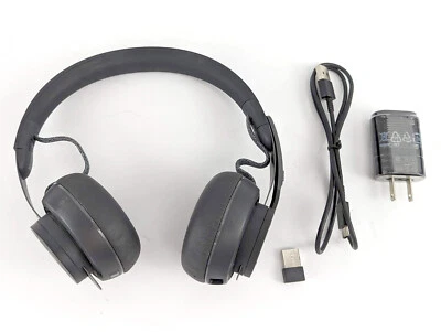 Logitech Zone Wireless Bluetooth Binaural Headset A00082 w/USB Adapter & Charger - Image 1 of 4