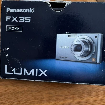 Panasonic LUMIX DMC-FX35 White 10MP Compact Digital Camera Tested from Japan - Image 1 of 3