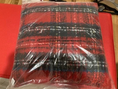 Новый с Ярлыками супер мягкий негабаритный 24 x 24 Tartan клетку декоративная квадратная подушка - Изображение 1 из 4