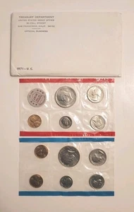 1971 US Mint Uncirculated Mint Set - Picture 1 of 2