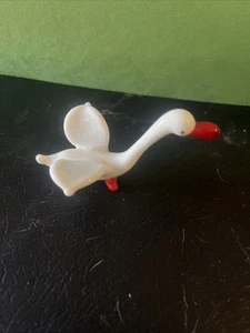 Estatuilla de ganso miniatura de vidrio soplado a mano  - Imagen 1 de 6